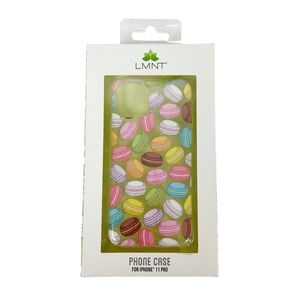 LMNT iPhone 11 PRO Case Clear Macaron Print